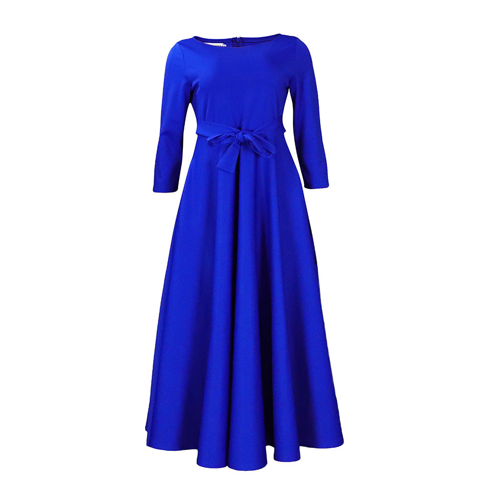 Women's Fashion Elegant Tied Africa Maxi Dress