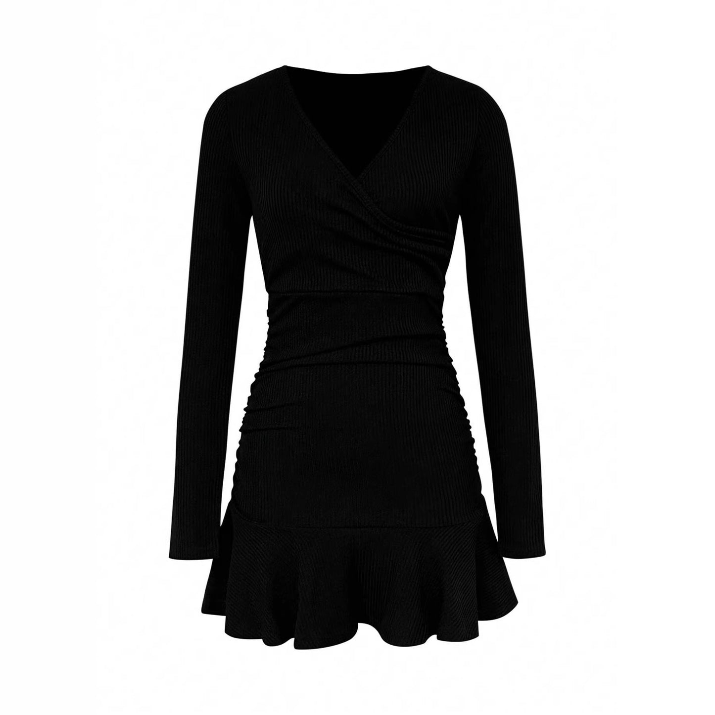 Women's High-grade Hip Solid Color Elegant Inner Dress