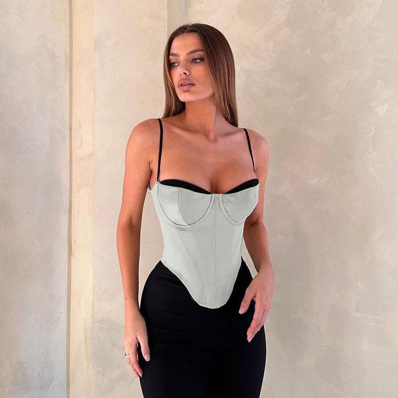 Women's Waist Slimming Camisole Street Fashion Casual Tops
