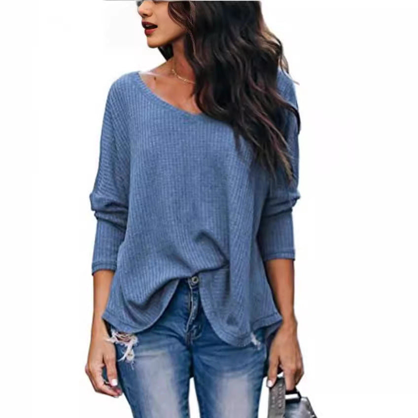 Women's Autumn Loose Long Sleeve Bottoming Shirt Plus Size