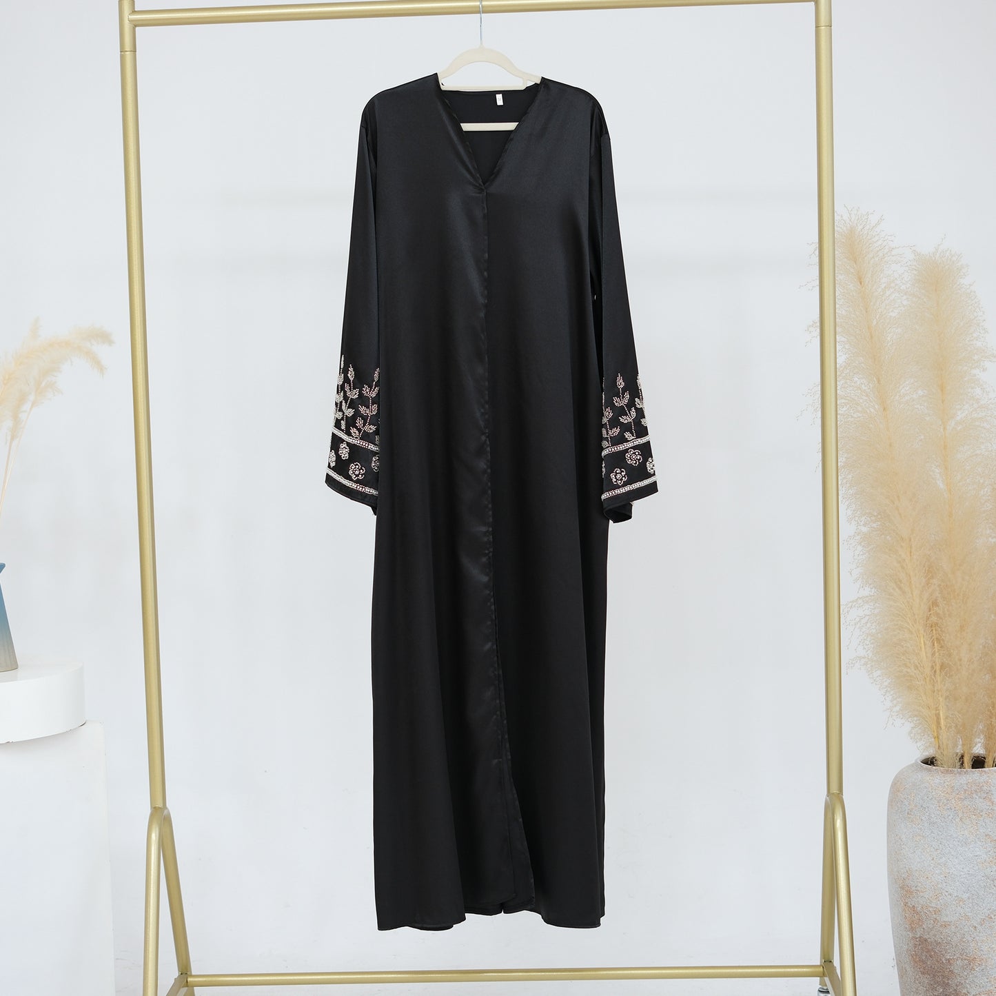 Daily Solid Color Handmade Beading Dress Dresses