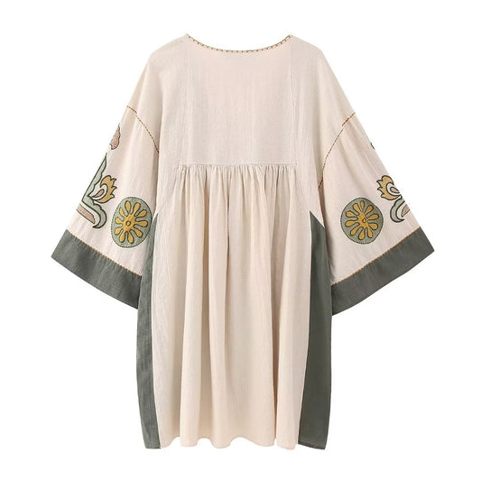 Women's Creative New Loose Embroidery Dress Dresses