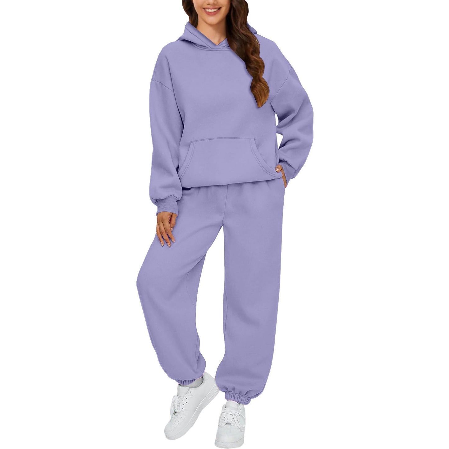 Versatile Elegant Women's Version Hooded Sport Fashion Casual Suit