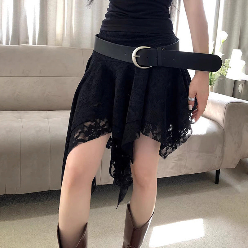 Women's Lace Irregular Slim Fit Slimming Graceful Commuter Skirts