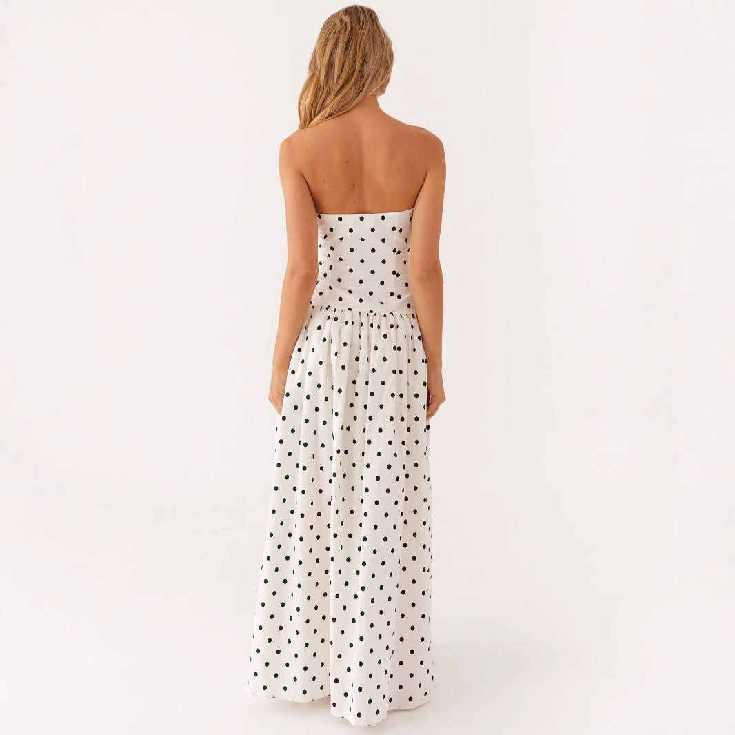 Women's Fashion Hot Printed Sexy Tube Dress