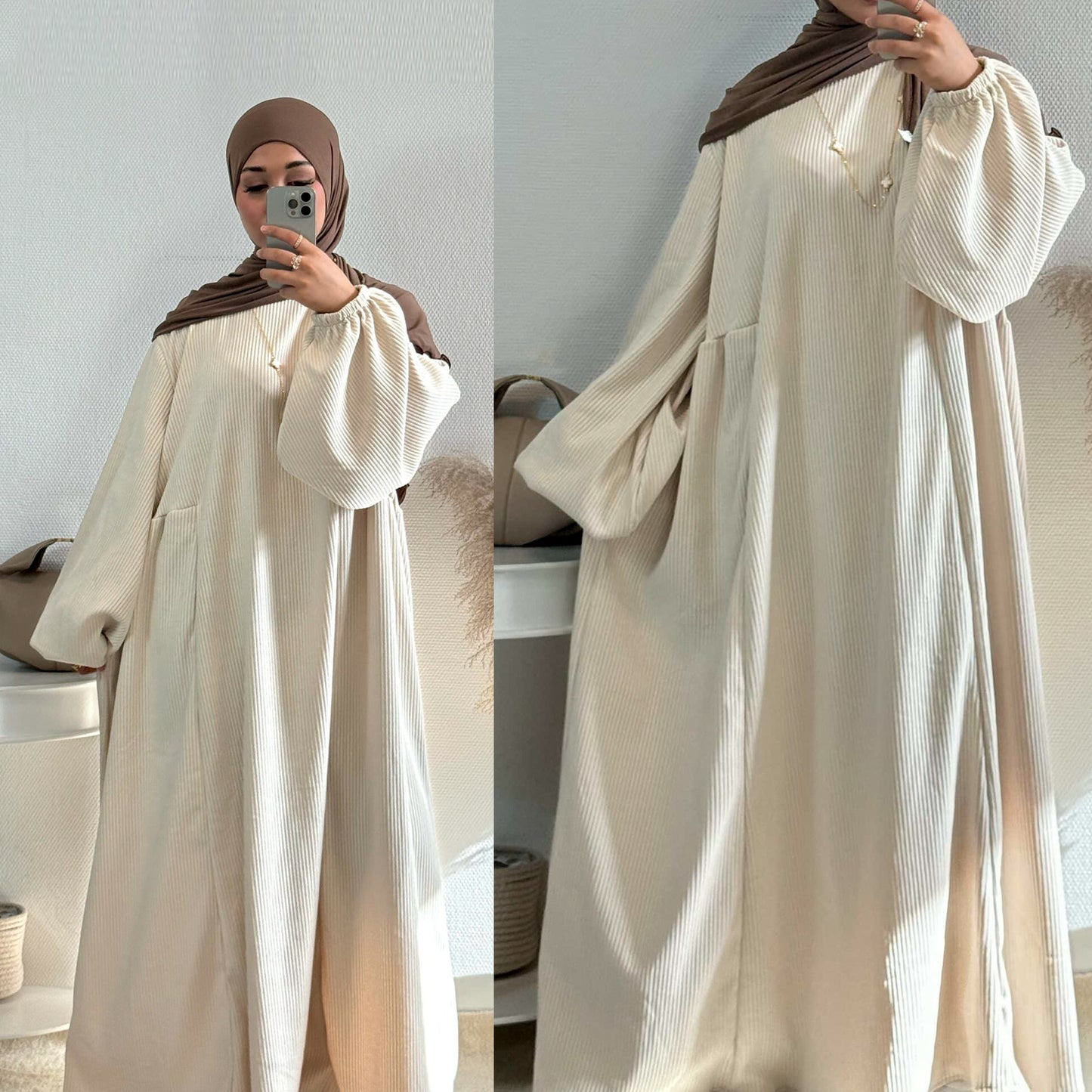 Turkish Wide Hem Loose Casual Dress Dresses