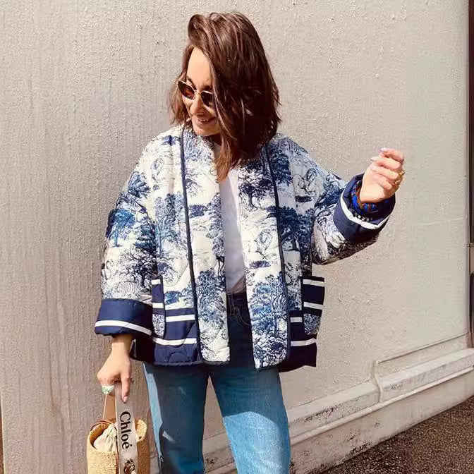 Women's Glamorous Popular Trendy Printed Fashion Coats