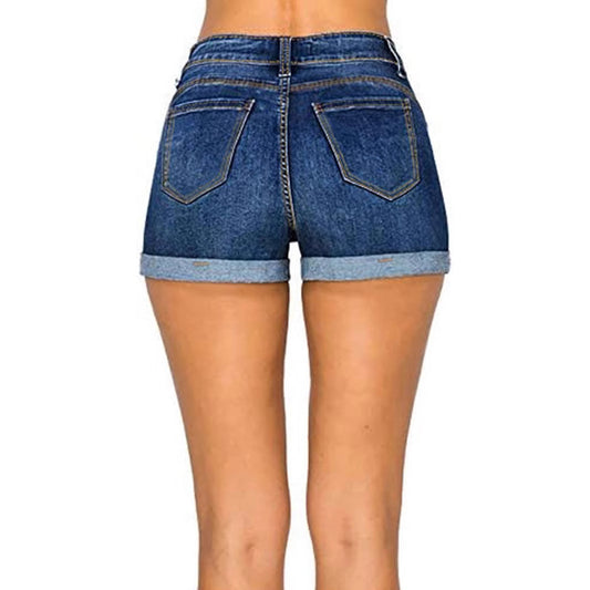 Women's Summer Fashion Wear Stretch High Waist Jeans