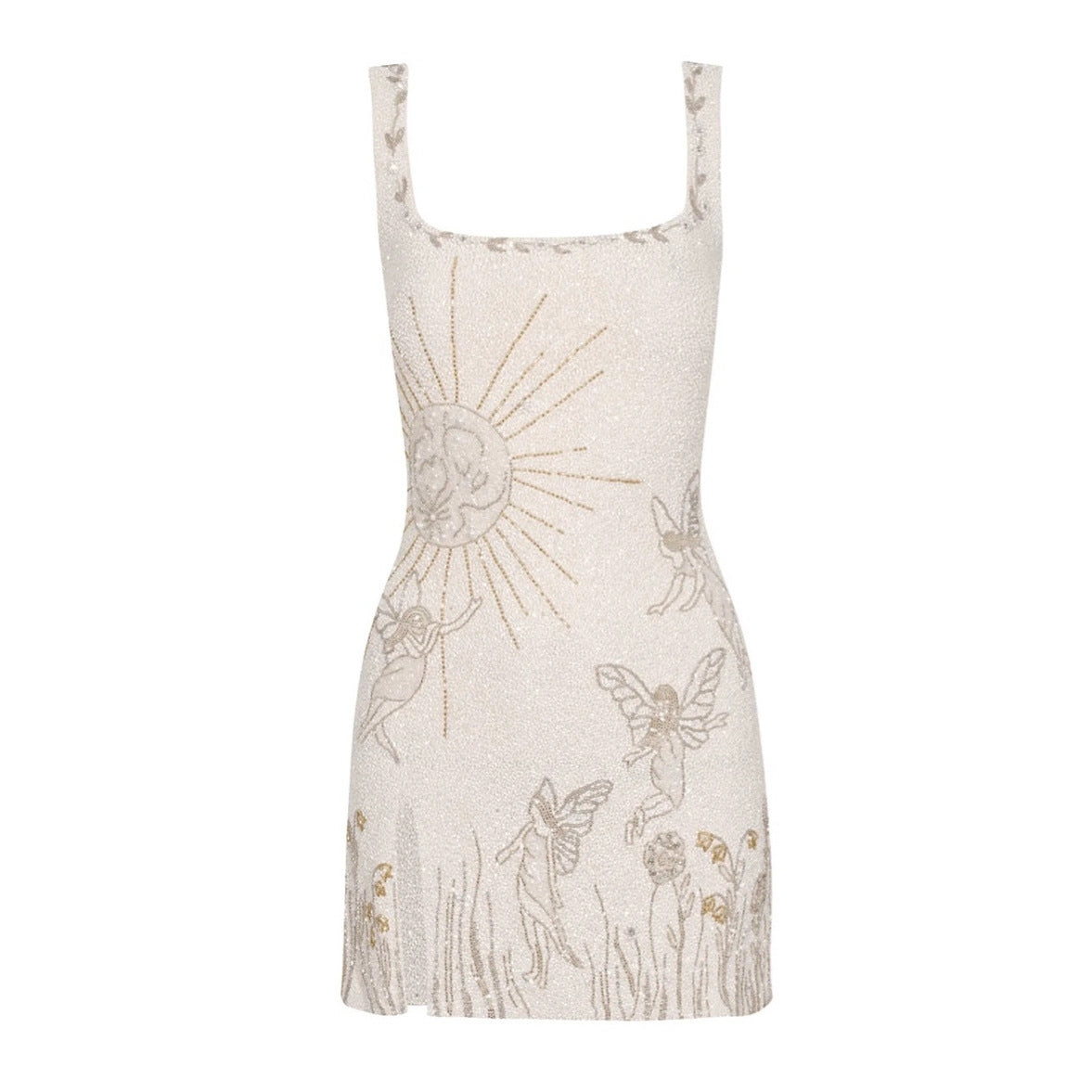 Summer Strap Type Urban Printed Sun Dresses