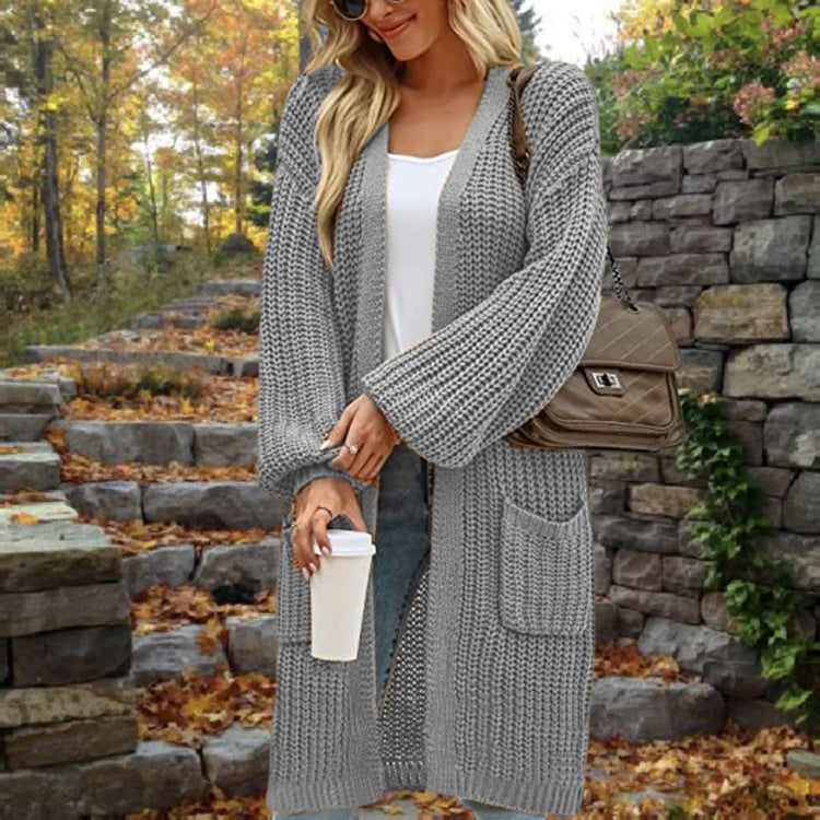 Beautiful Mid-length Loose Large Double Pocket Coats