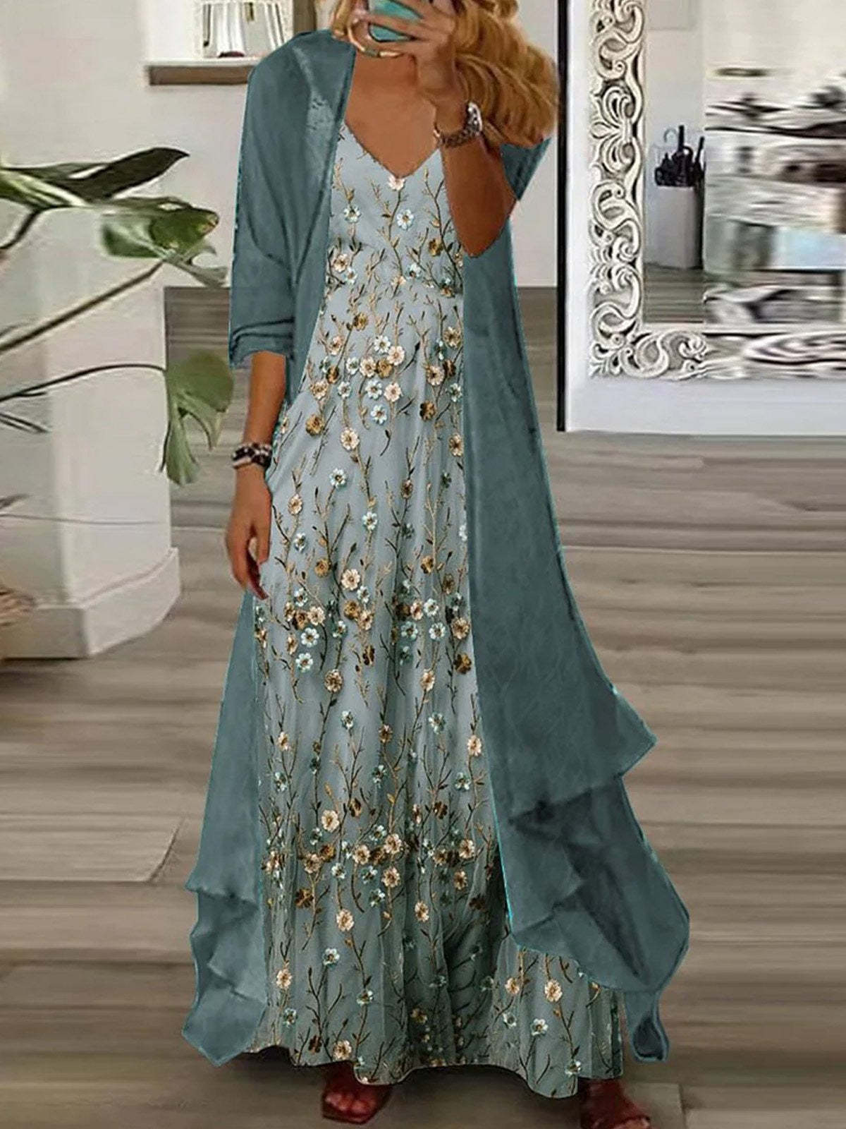 Clothes Elegant Graceful Dress Printing Crafts Dresses