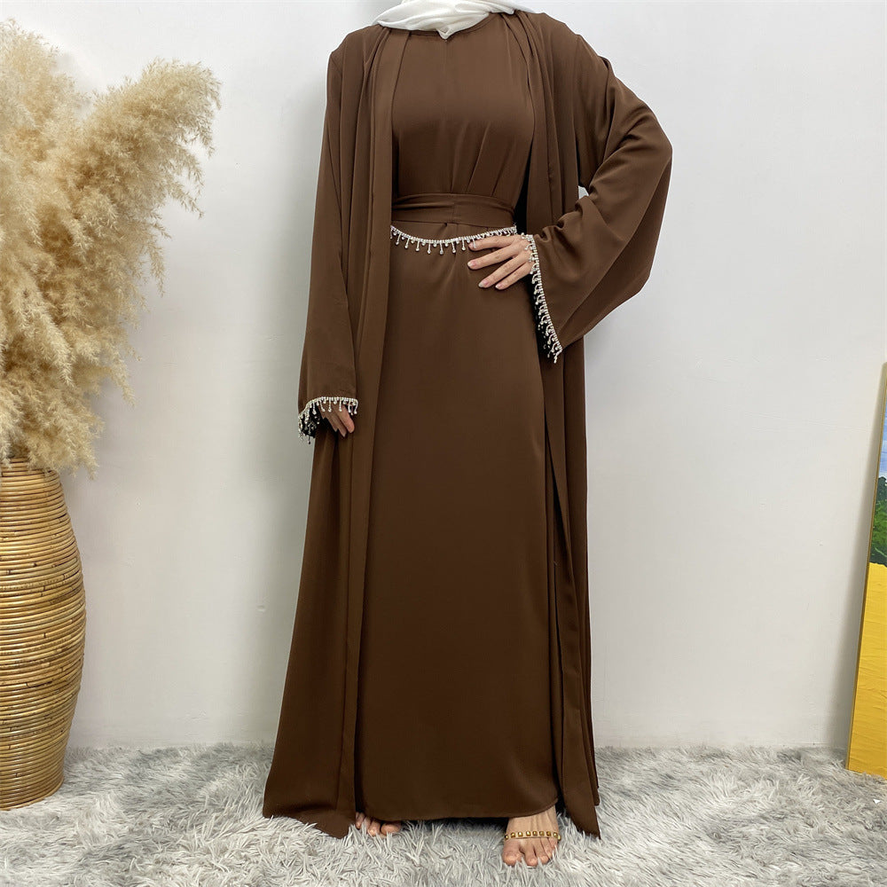 Fashion Versatile Creative Sleeveless Dress Muslim Suits