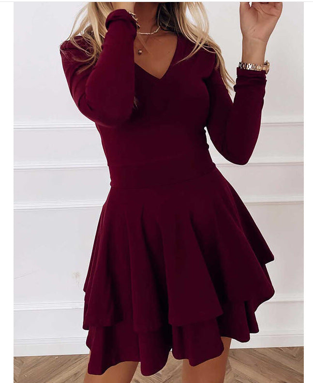Women's Casual Dress Temperament Commute Cake Dresses