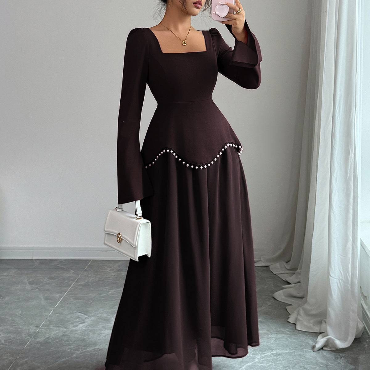 Innovative Classy Women's Elegant Long Sleeve Dress