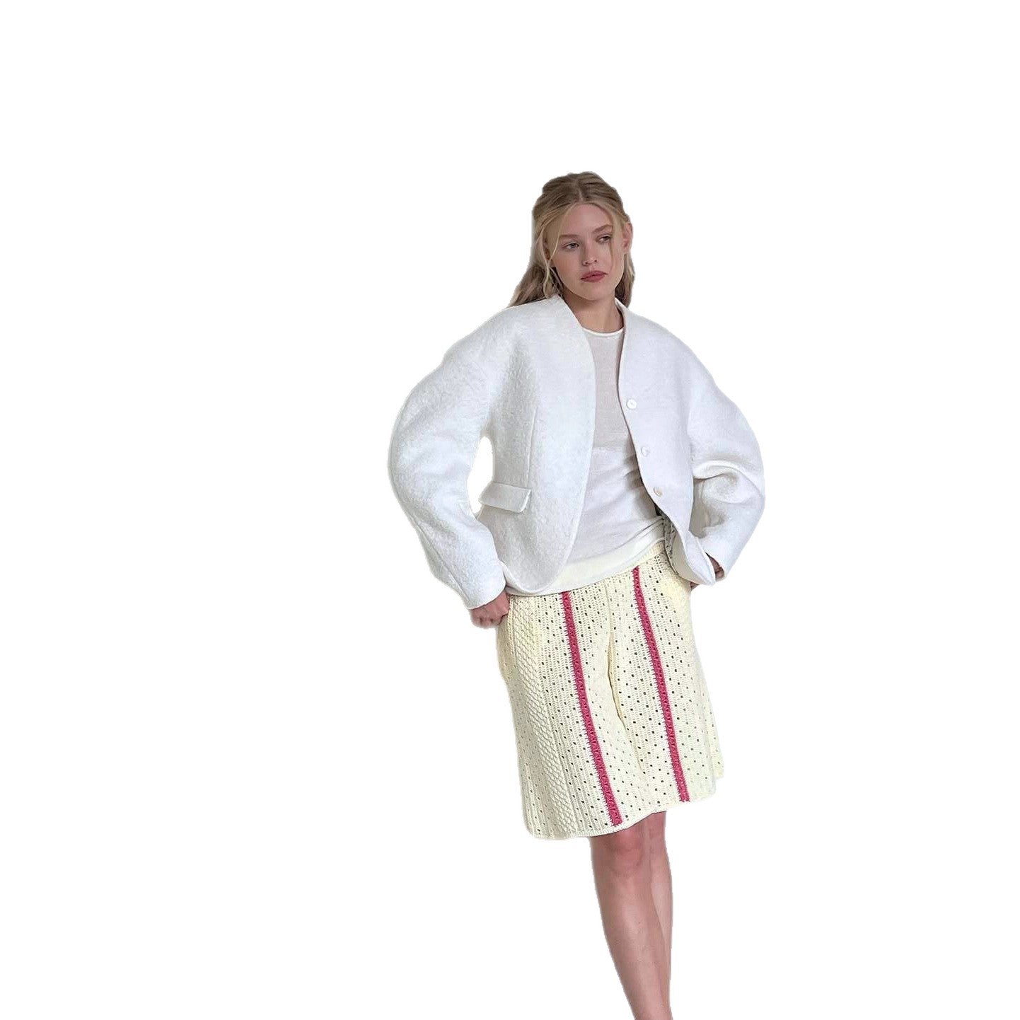 Women's Solid Color Elegant High-grade Tight Waist Coats