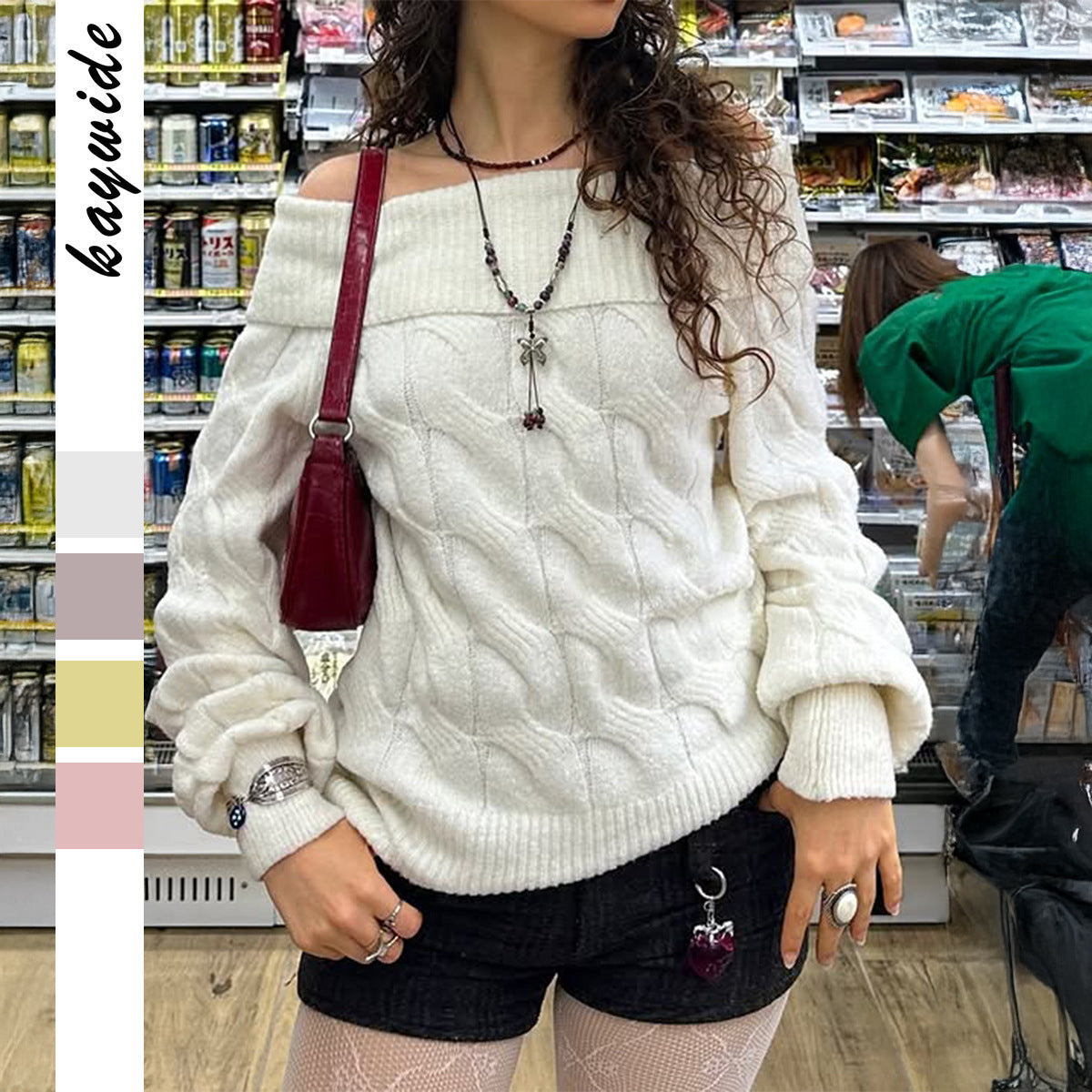 Glamorous Women's Simple Fashion Long-sleeved Woolen Sweater