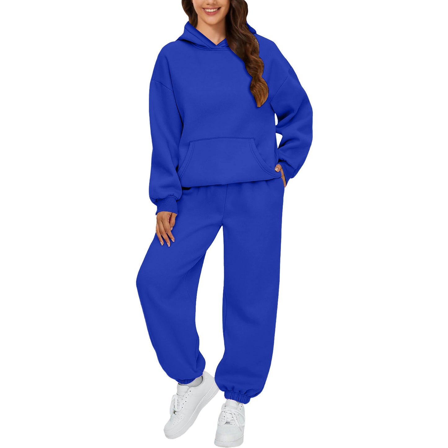 Versatile Elegant Women's Version Hooded Sport Fashion Casual Suit