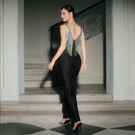Women's Slim Fit Slimming Party Long Bandage Dress
