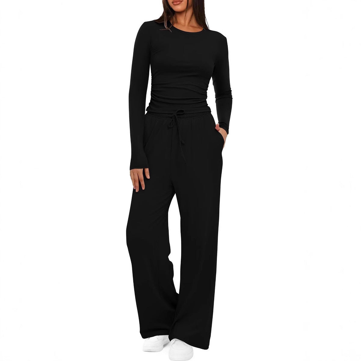 Elegant Women's Long Sleeve Solid Color Suits