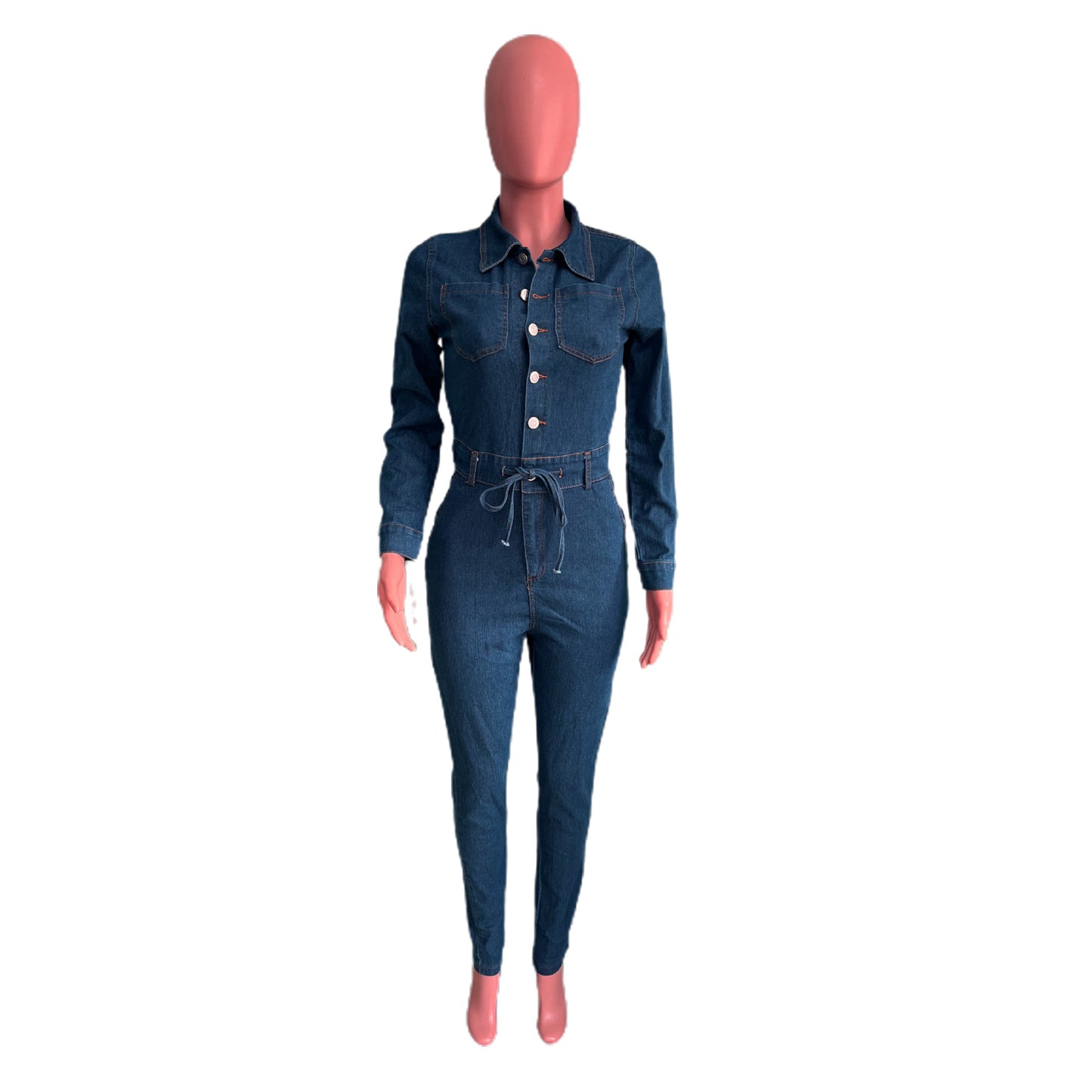 Sexy Fashion Long Sleeve High Elastic Jumpsuits