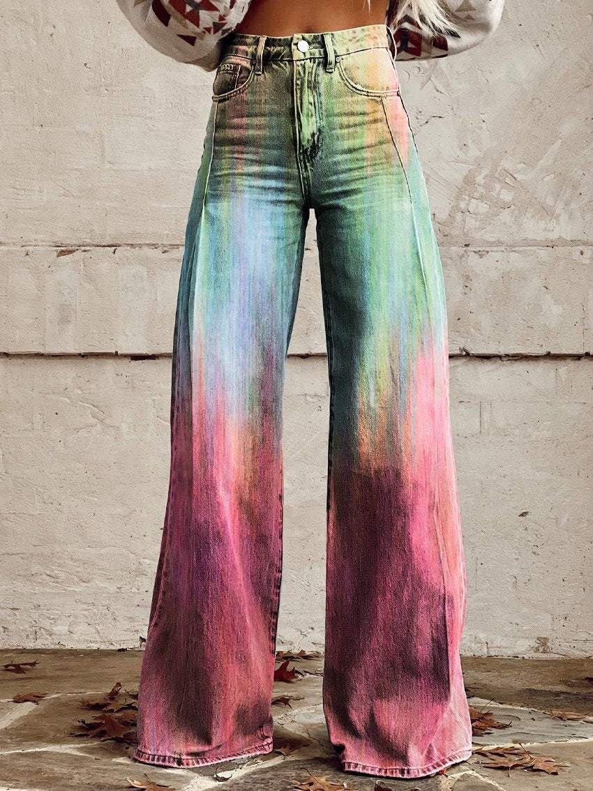 Women's Slouchy Classic Casual Thin Trousers Jeans