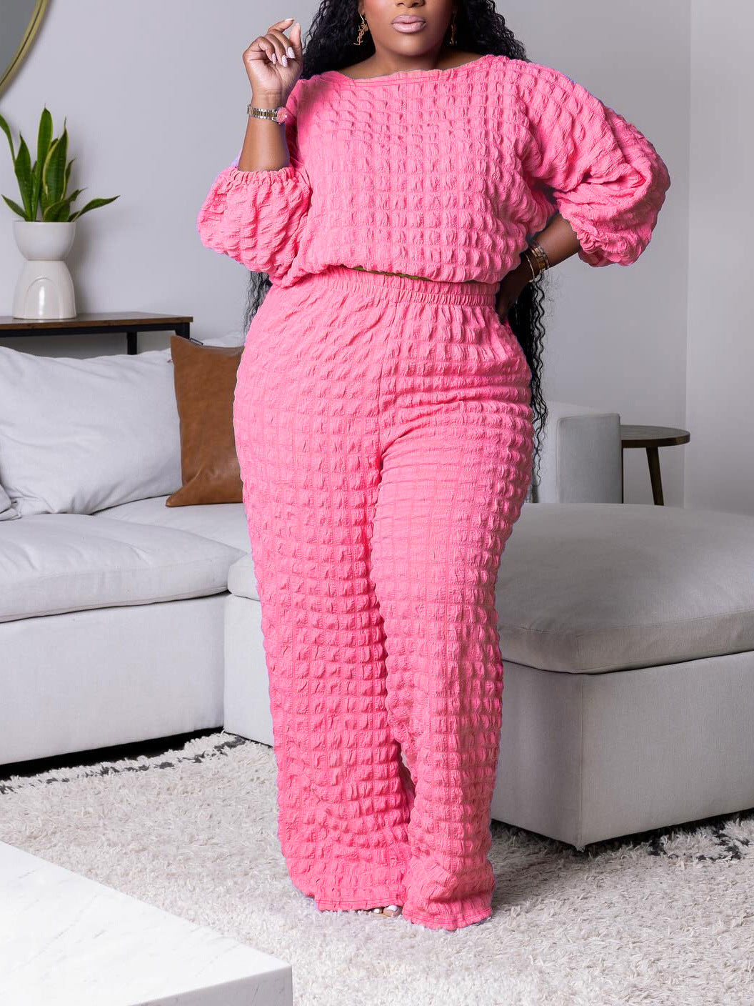 Attractive Fashion Casual Comfortable Loose Two-piece Suits