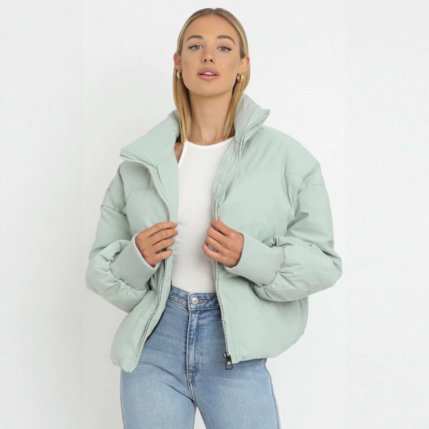 Women's Autumn Urban Leisure Versatile Stand Collar Coats