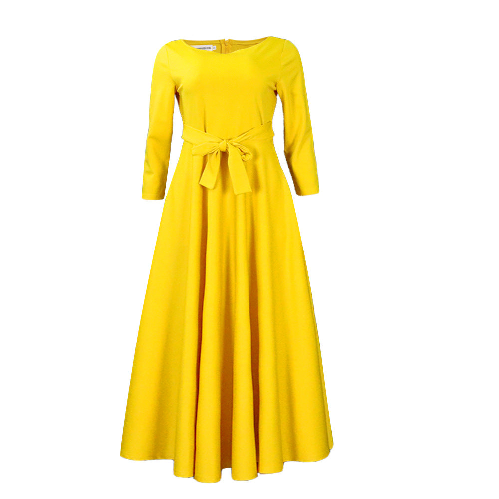 Women's Fashion Elegant Tied Africa Maxi Dress