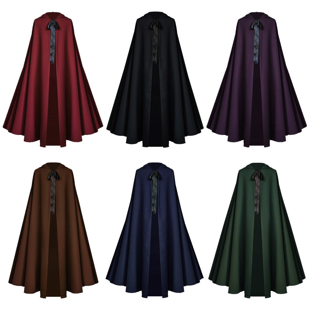 Medieval Death Cloak Halloween Stage Performance Dress