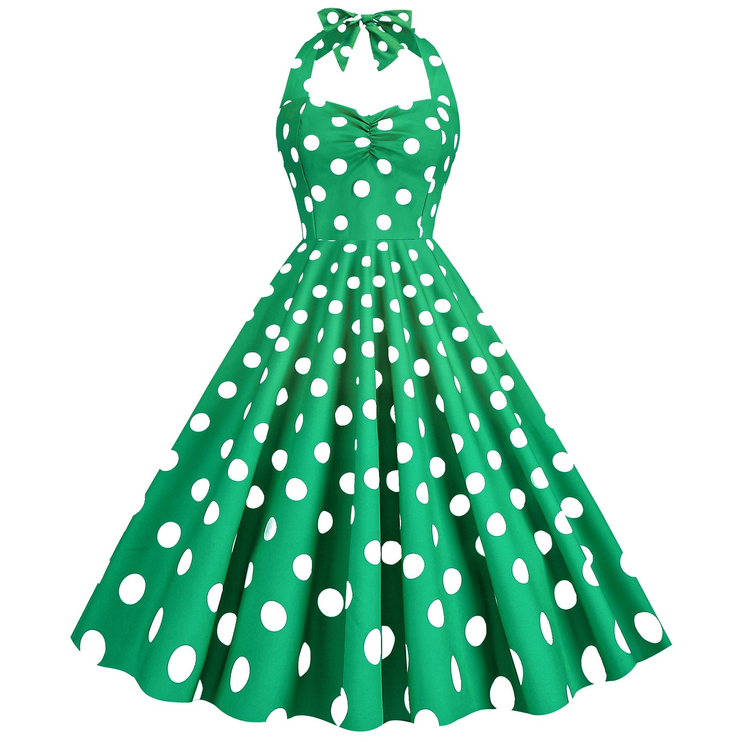Retro Hepburn Style Slimming Large Hem Dresses