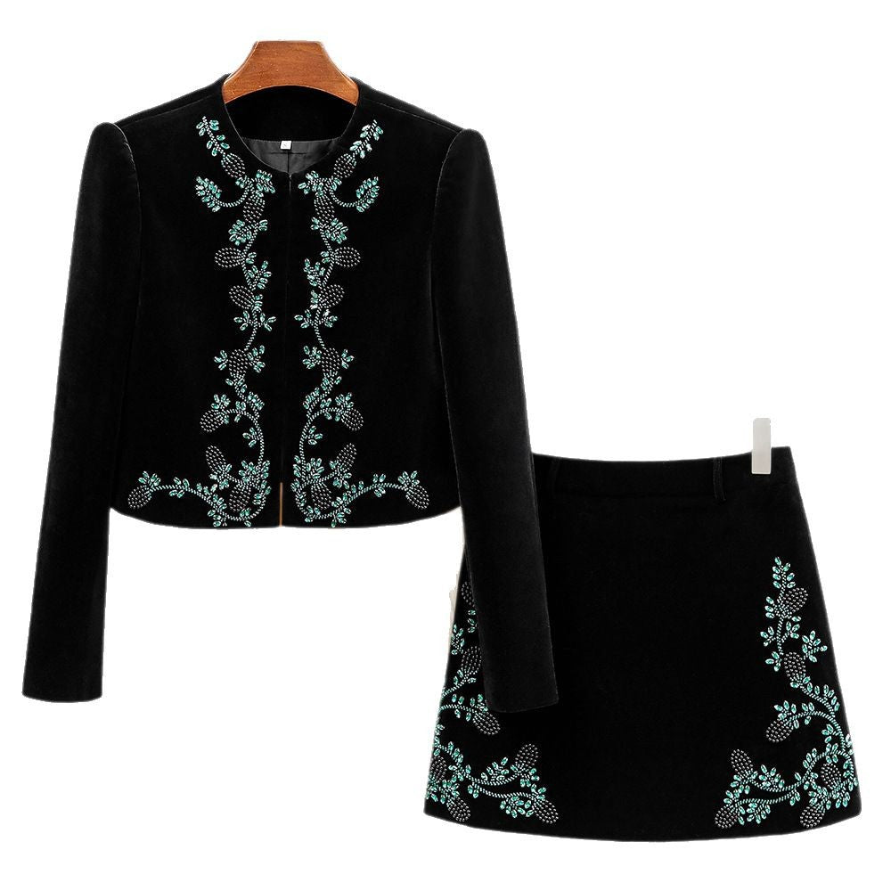 Veet High Waist Beaded Quality Fashion Suits