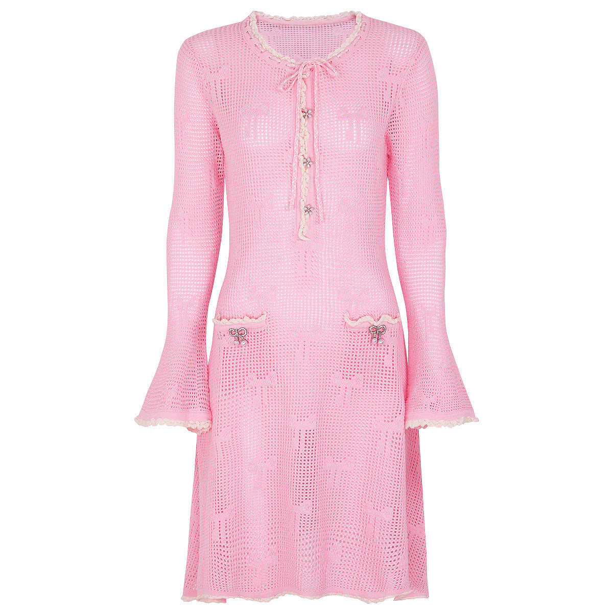 Quality Autumn Long Sleeve Elastic Knitted Dresses