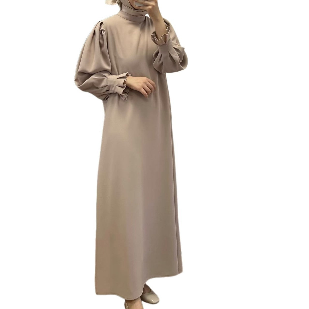 Women's Muslim Slim Temperament Robe Dress Dresses