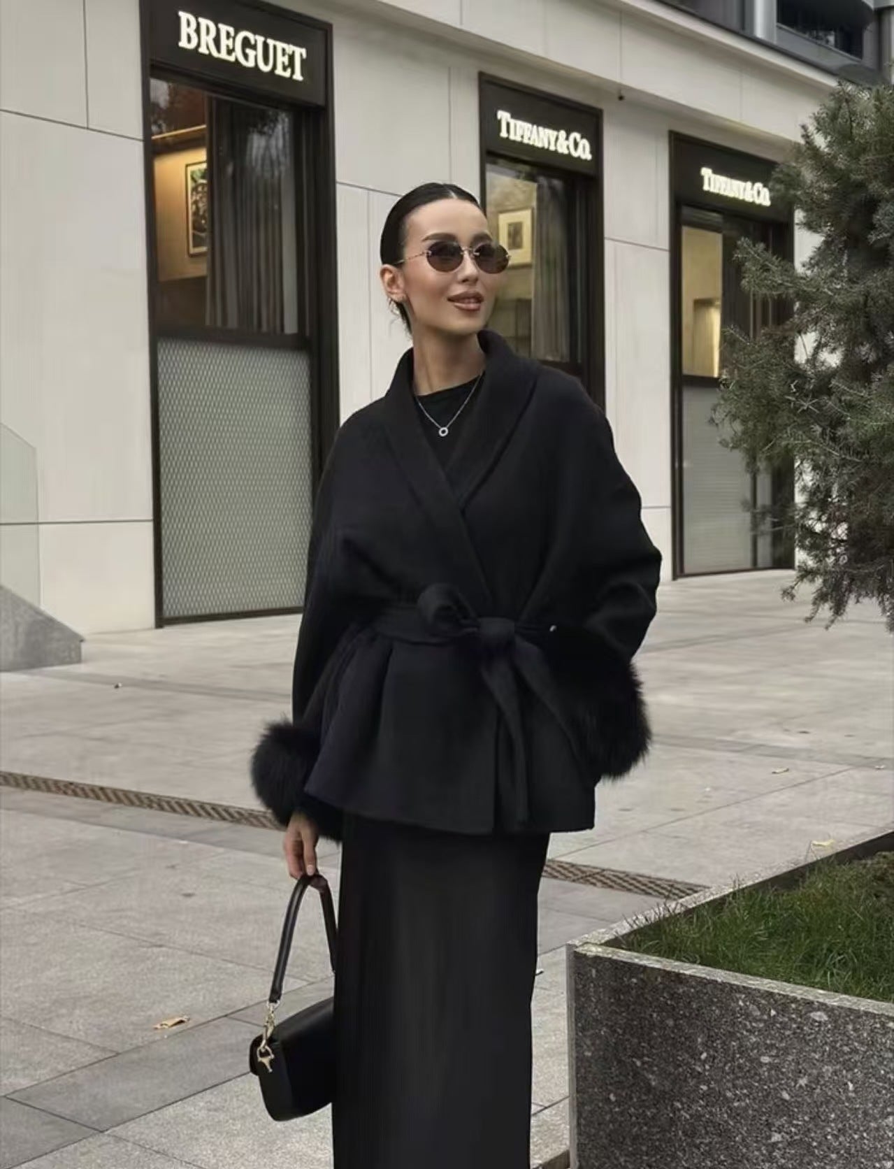 Women's Glamorous Stylish Fashionable High-grade Woolen Coats