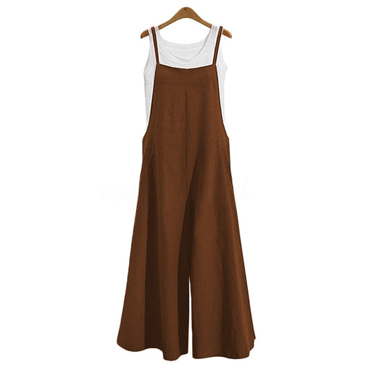 Women's Fashion Elegant Loose One-piece Casual Pants