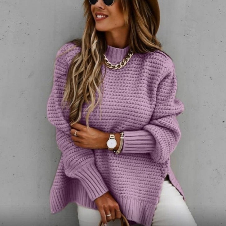 Women's Loose Lazy Style Long Sleeve Pullover Women's Sweater