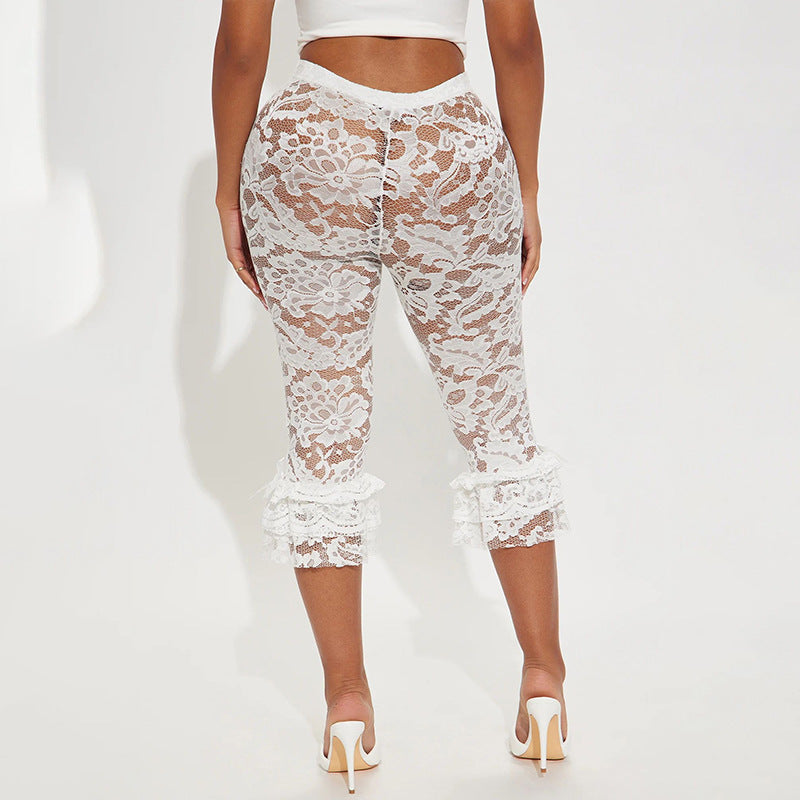 Women's Summer Sexy Hot Lace Casual Pants