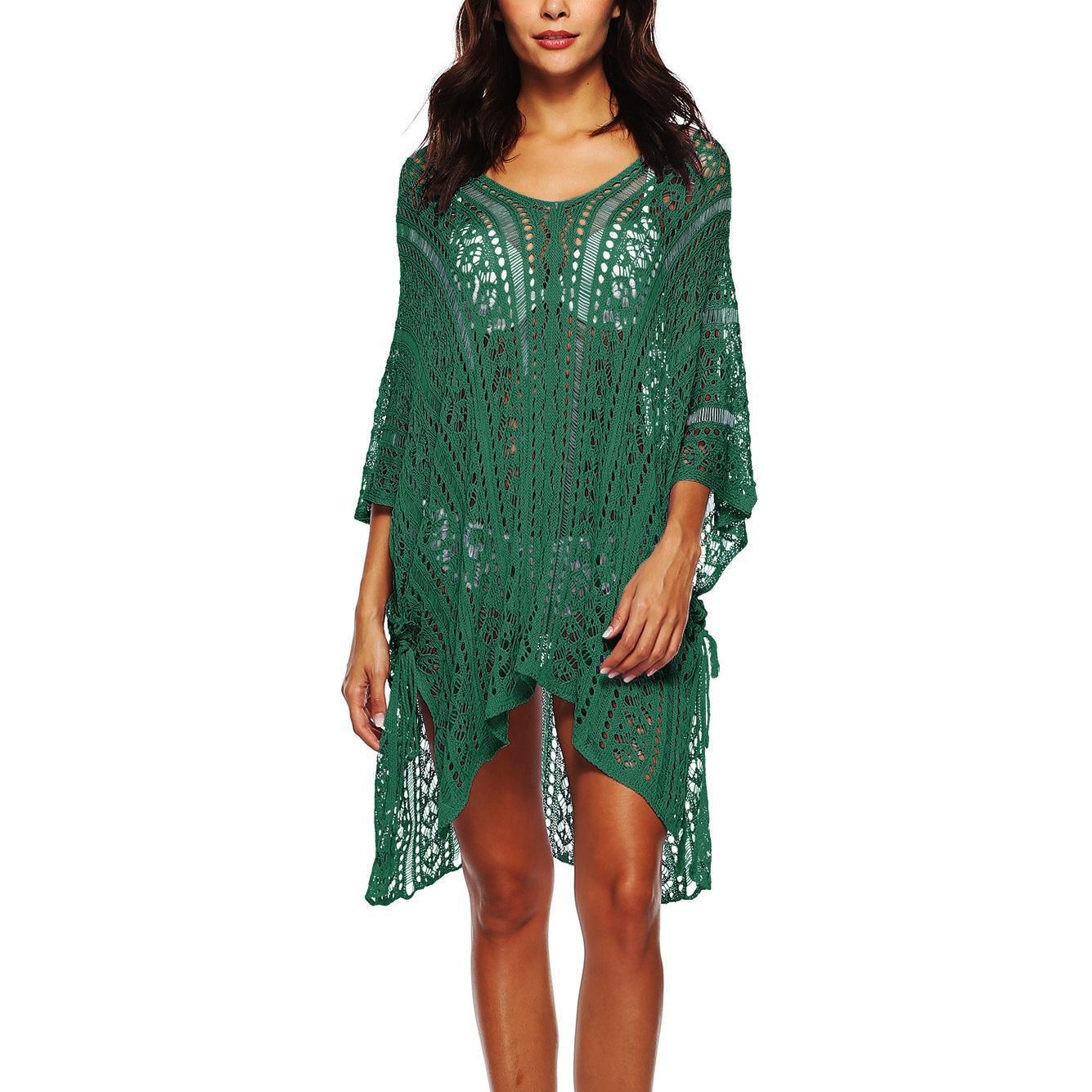 Bikini Idle Style Fancy Bohemian Crocheted Women's Sweater