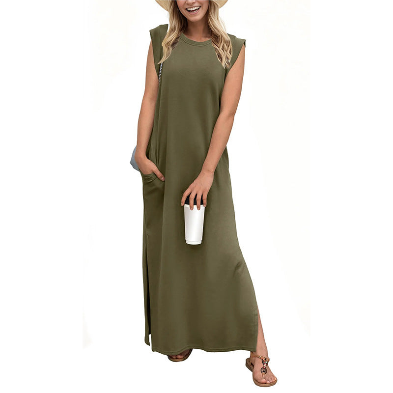 Women's Summer Casual Loose Long Dress Dresses