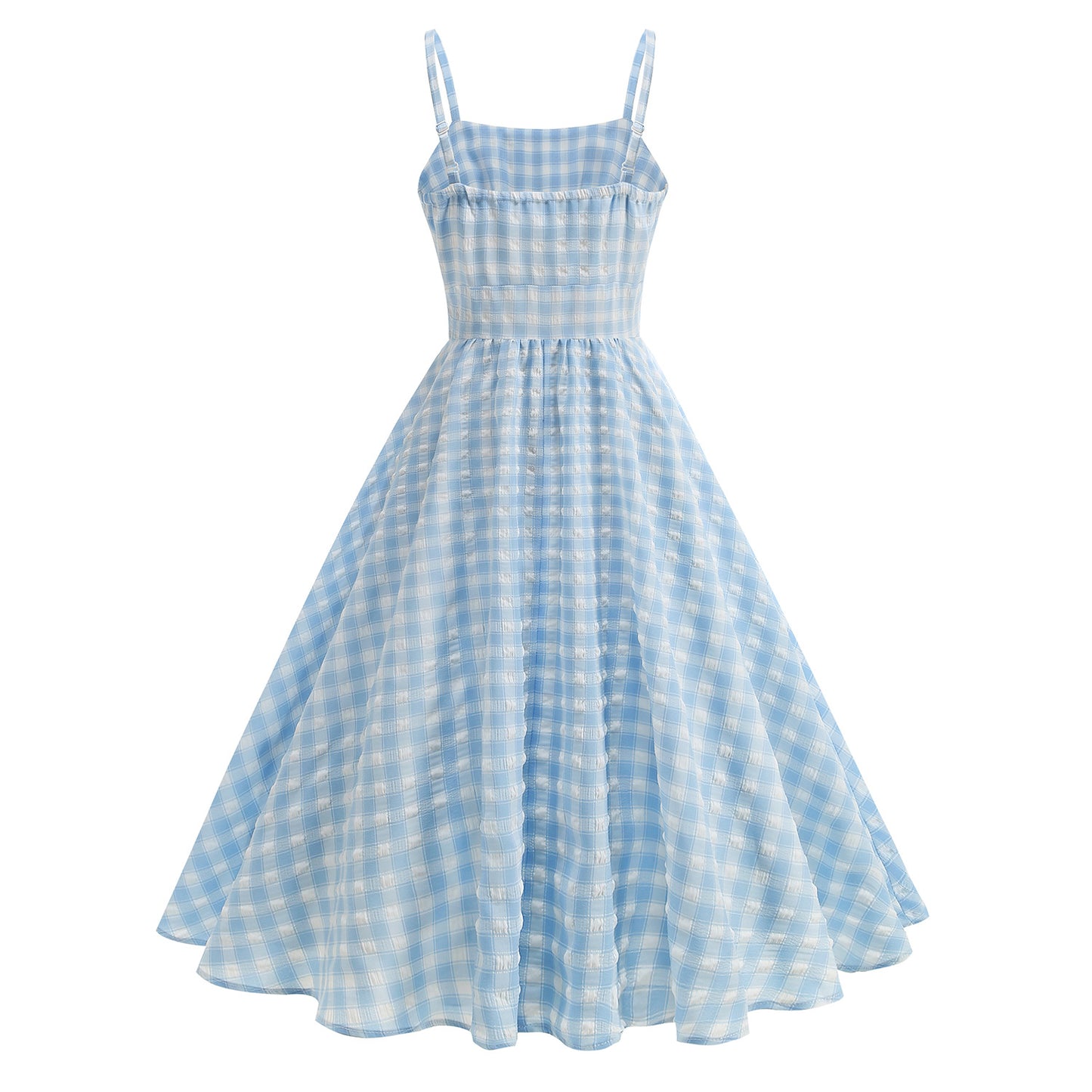 Wear Fresh British Lattice Strap High Dresses