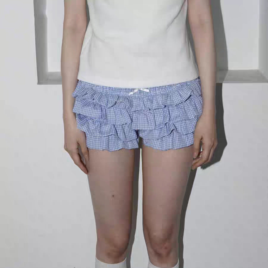 Sweet Cool Style Low Waist Wave Shorts
