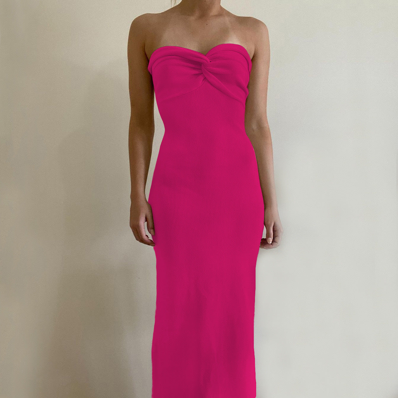 Hot Knitted Twist Fashion Sexy Wool Dresses