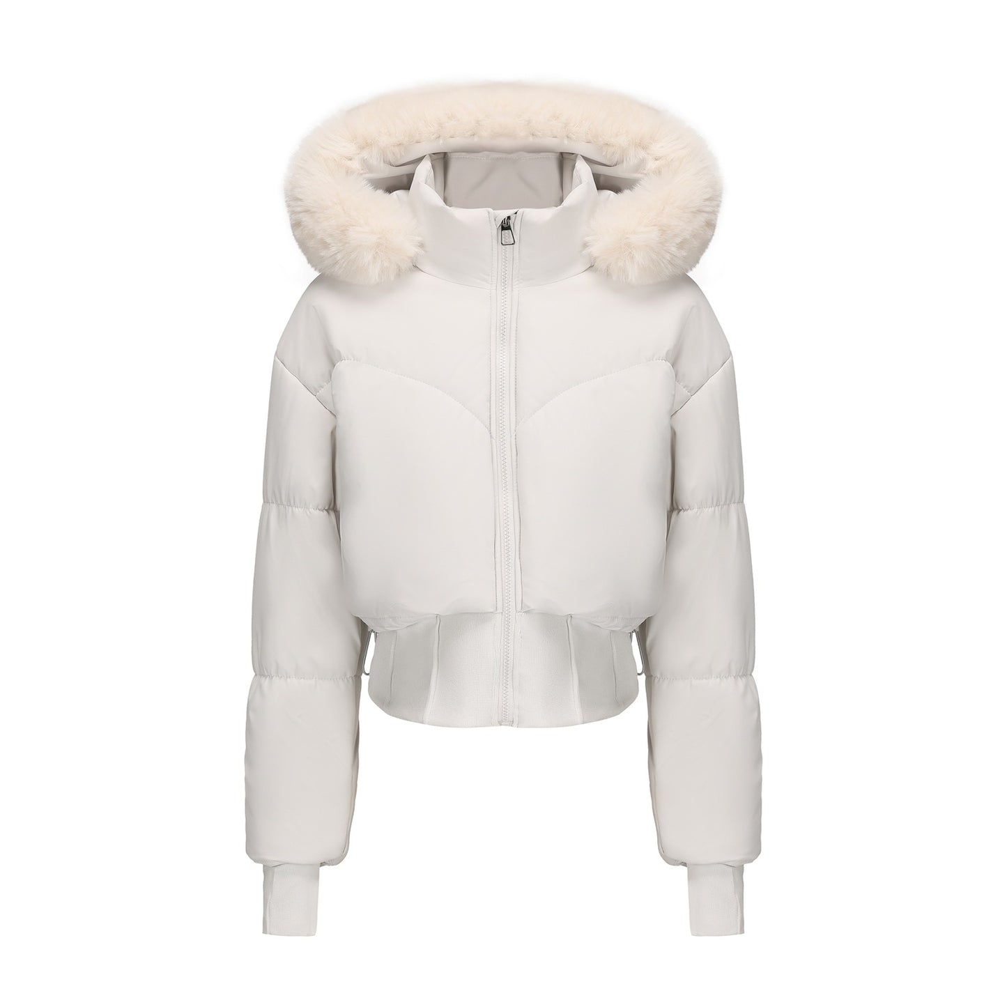 Women's Big Fur Collar Hooded Cotton Thickened Coats