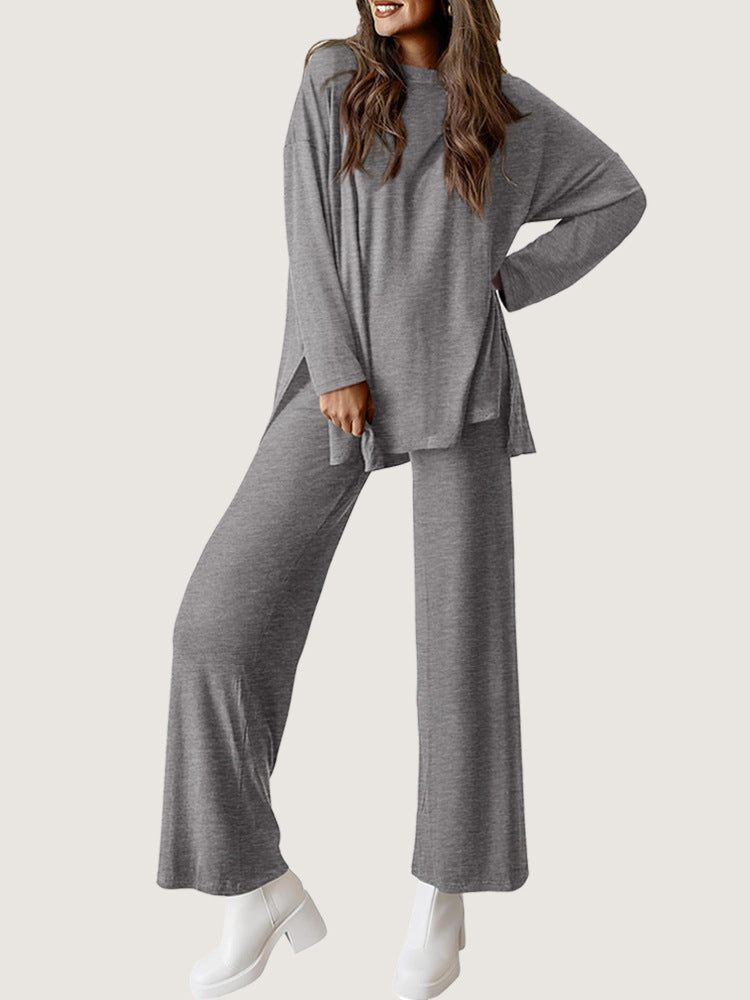 Women's Solid Color Pajamas Loose Slimming Home Fashion Casual Suit