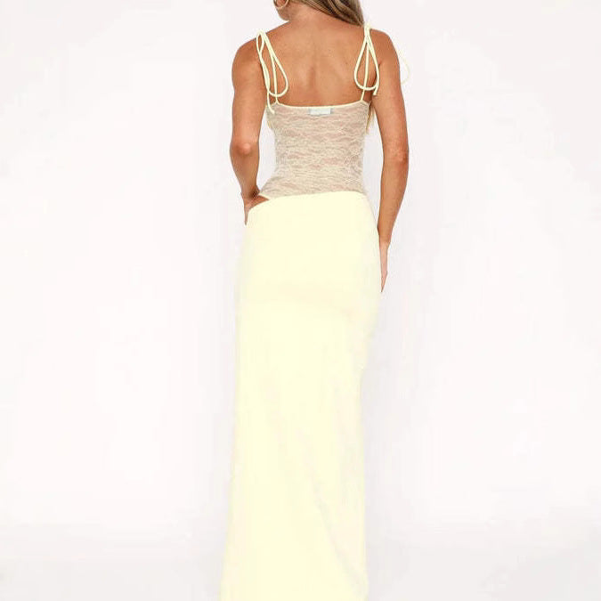 Women's Summer Bare Midriff Slim Fit Sexy Camisole Dress