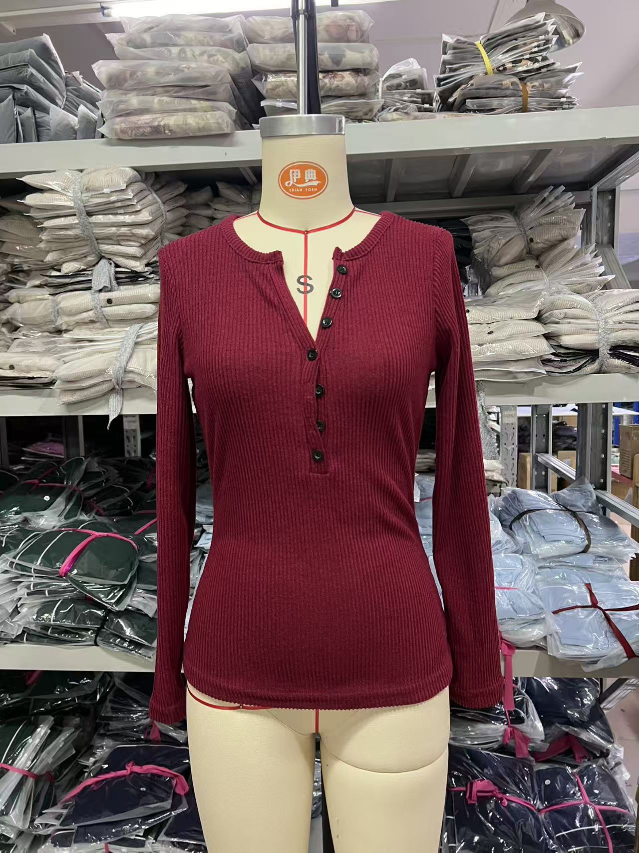 Women's Solid Color Slim Fit Slimming Versatile Long Sleeves Sweaters