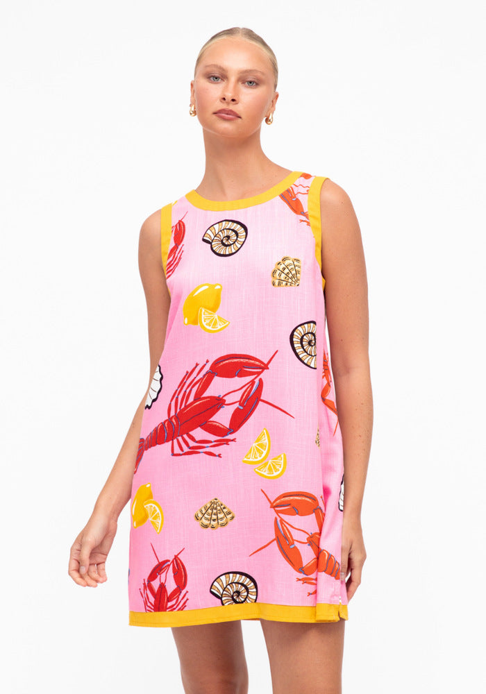 Charming Innovative Popular Fashionable Sleeveless Linen Dress