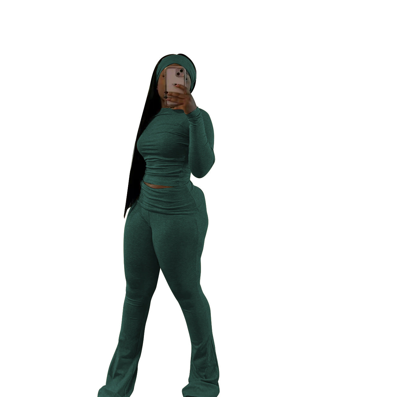 Tight-fitting Solid Color Sexy Slim Elastic Suits