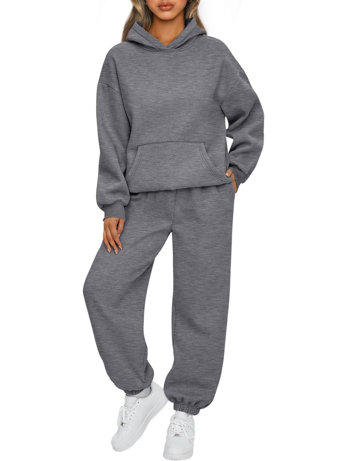 Versatile Elegant Women's Version Hooded Sport Fashion Casual Suit
