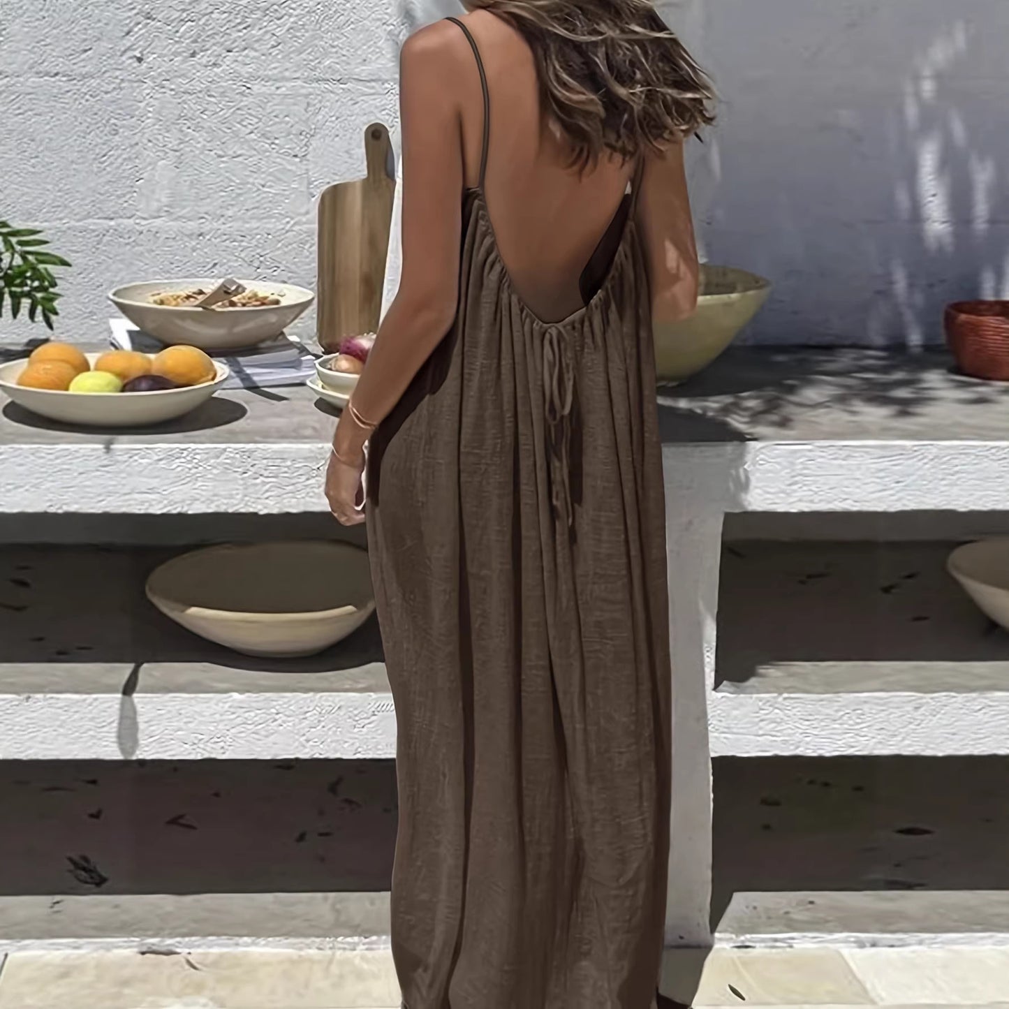 Women's Loose Casual Summer With Suspenders High-grade Dress